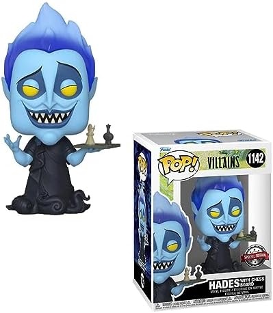 Funko POP Disney Villains - Hades with Chess Board