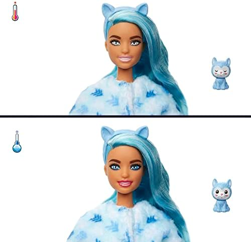 Barbie Cutie Reveal Doll Snowflake Sparkle Series Deer Plush