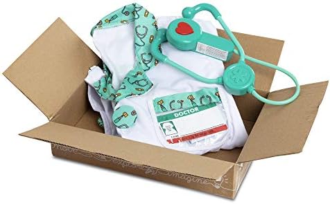 Melissa & Doug Melissa Doug Doctor Role Play Costume Dress-Up Set 8 pcs Pretend Play Role