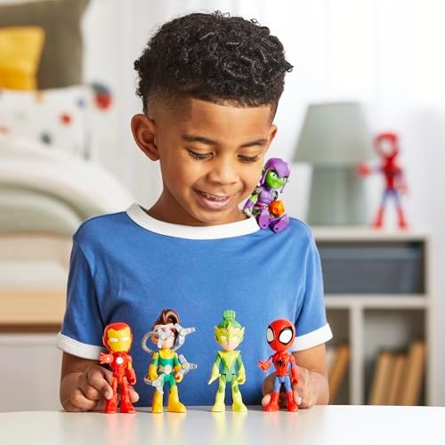 Hasbro Spidey and his Amazing Friends Marvel Friends Foes Pack 5 Action Figures 4-Inch