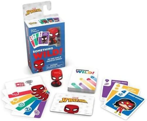 Funko Something Wild Marvel Spider-Man with Pocket Pop Card Game for 2-4 Players