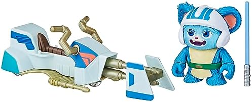 Hasbro Star Wars Young Jedi Adventures Nubs Figure Speeder Bike 4-Inch Scale Action Figures Vehicle