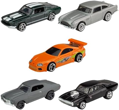 Hot Wheels 164 Scale Die-Cast Toy Cars 5-Pack Set of 5 Toy Race Cars Hot Rods Character