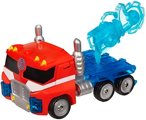 Transformers Rescue Bots Energize Optimus Prime 7-Inch Action Figure Converting Robot Toy