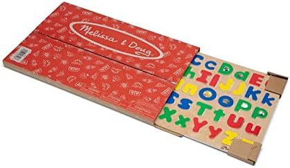 Melissa & Doug Melissa Doug Upper Lower Case Alphabet Letters Wooden Puzzle - 52 Pieces