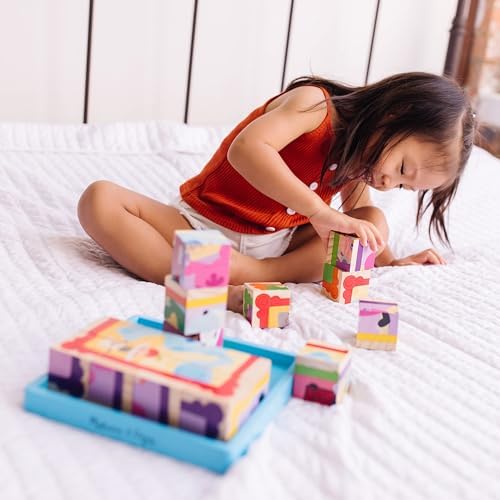 Melissa & Doug Melissa Doug Blue's Clues You Wooden Cube Puzzle 16 Pieces