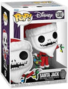 Funko POP Disney The Night Before Christmas 30th - Santa Jack Skellington - Collectable Vinyl Figure