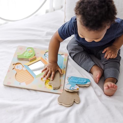 Melissa & Doug Melissa Doug First Play Wooden Touch and Feel Puzzle