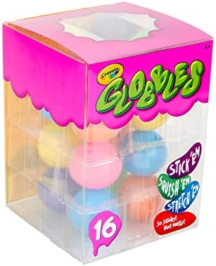 Crayola Globbles Fidget Toy 6ct Sticky Stress Ball Calming Sensory for Stress Relief