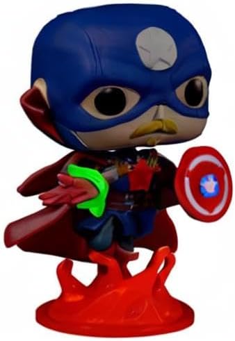 Funko POP Funko Marvel Infinity Warps GITD Set of All 3 Free Acrylic Cases Soldier