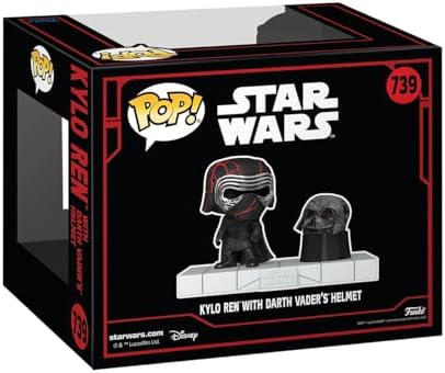 Funko Pop Deluxe Star Wars Star Wars Darkside - Kylo Ren with Darth Vader's Helmet - Collectable Vinyl Figure