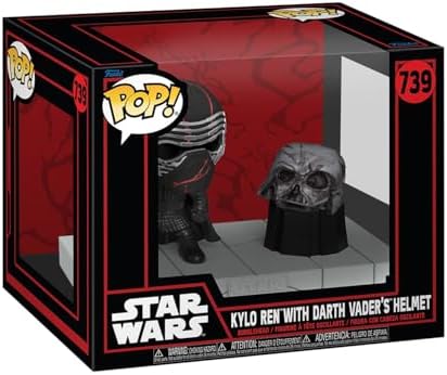 Funko Pop Deluxe Star Wars Star Wars Darkside - Kylo Ren with Darth Vader's Helmet - Collectable Vinyl Figure