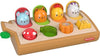 Fisher-Price Baby Toy Hide Peek Pop-Up Animal-Themed Sensory Activity with Wood Accents