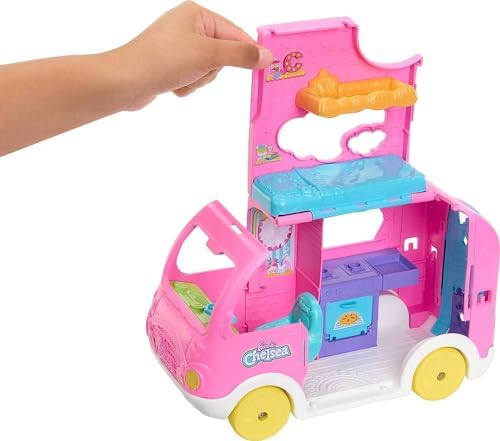 Barbie Toy Camper Chelsea Doll 2-in-1 Playset
