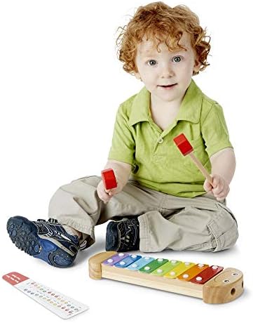 Melissa & Doug Melissa Doug Caterpillar Xylophone Musical Toy With Wooden Mallets 15.25 x