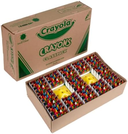 Crayola Crayon Classpack 832 Count Bulk School Supplies for Classrooms13 Sets of 64