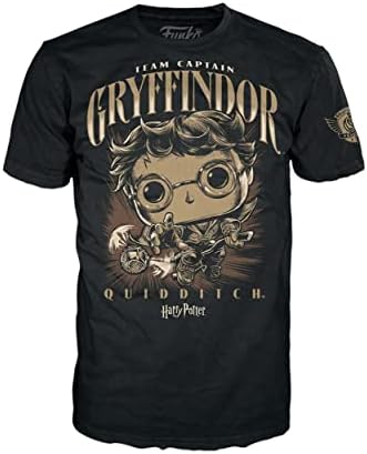 Funko Pop Boxed Tee Harry Potter - Quidditch Harry Adult Large