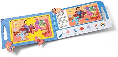 Melissa & Doug Melissa Doug Blue's Clues You Take-Along Magnetic Jigsaw Puzzle