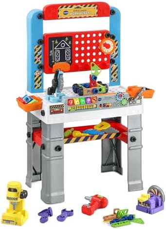 VTech Drill and Learn Workbench for Ages 3 Years and up Frustration Free Packaging