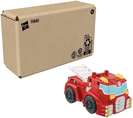 Transformers Playskool Heroes Rescue Bots Academy Team Heatwave The Fire-Bot Converting