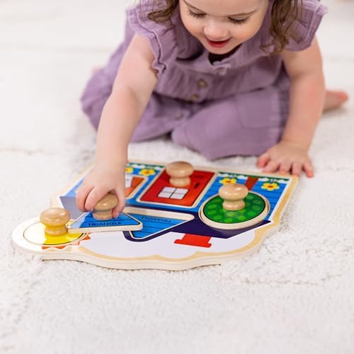 Melissa & Doug Melissa Doug Wooden Jumbo Knob Puzzle