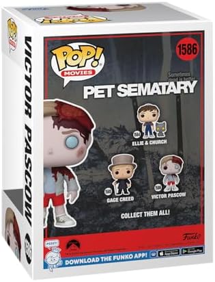 Funko POP Movies Pet Sematary - Victor Pascow - Pet Sematary 1986 - Collectable Vinyl Figure