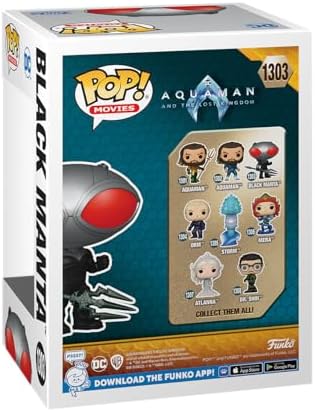 Funko POP Movies DC - Black Manta - Aquaman - Collectable Vinyl Figure