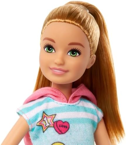 Barbie Ligaya Doll with Pet Dog from and Stacie to The Rescue Movie Dark Hair Doll