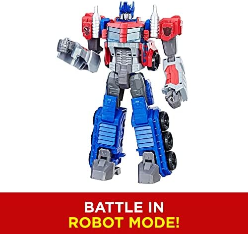 Transformers Heroic Optimus Prime Action Figure - Timeless Large-Scale Figure Changes