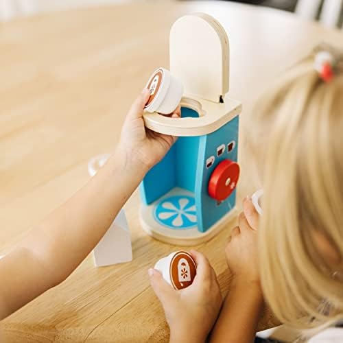 Melissa & Doug Melissa Doug 11-Piece Brew and Serve Wooden Coffee Maker Set - Play