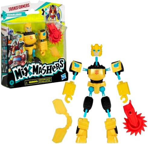 Transformers MixMashers Bumblebee Custom Mix-and-Match Action Figure 5-Inch-Scale 12 cm