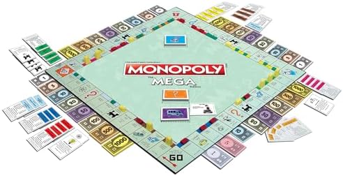 Hasbro Monopoly The Mega Edition by Winning Moves USA a Bigger and Faster Version of