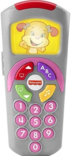 Fisher-Price Baby Learning Toy Laugh Learn Puppy's Remote Pretend TV Control with Music
