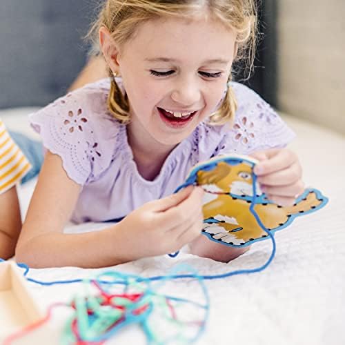 Melissa & Doug Melissa Doug Lace and Trace Activity Set Pets - 5 Wooden Panels and 5