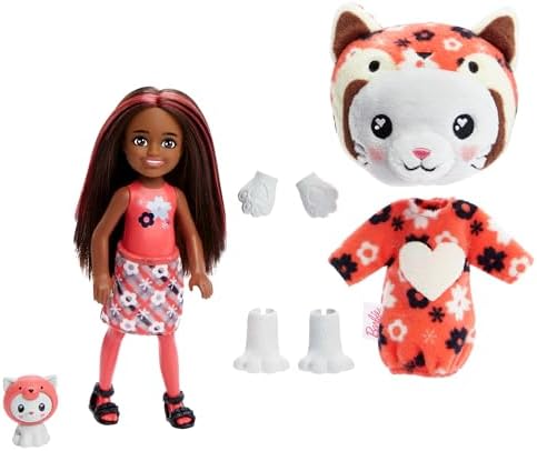 Barbie Cutie Reveal Chelsea Doll Animal Plush