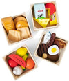 Melissa & Doug Melissa Doug Food Groups - 21 Wooden Pieces and 4 Crates Multi Play Food