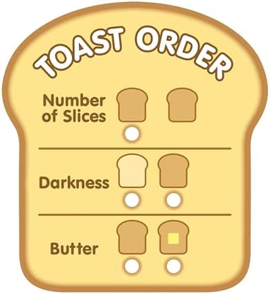 Melissa & Doug Melissa Doug Bread and Butter Toaster Set 9 pcs - Wooden Play Food and