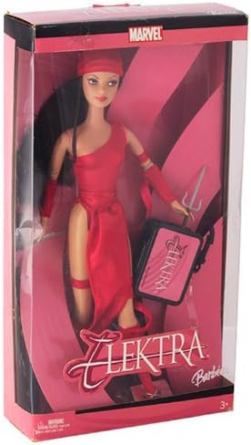 Mattel Barbie as Elektra from Marvel Comics