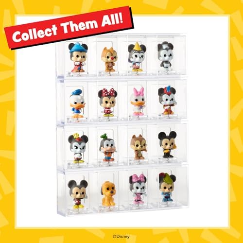 Funko Bitty POP Disney - Mickey 4-Pack - Mickey Mouse Minnie Mouse Pink Dress Pluto and A