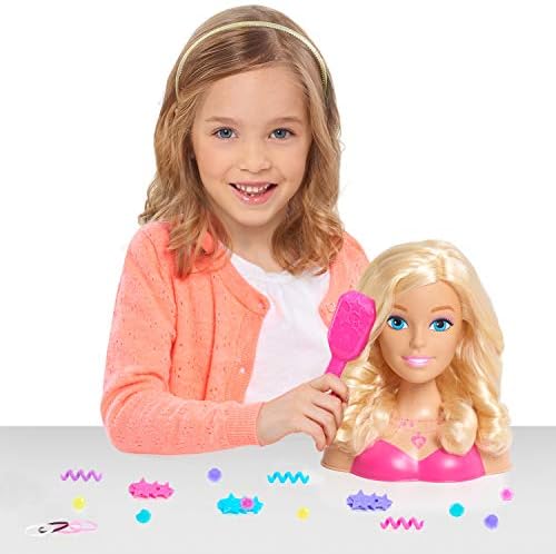 Barbie Fashionistas 8-Inch Styling Head Blonde 20 Pieces Include Hair Styling for Ages 3