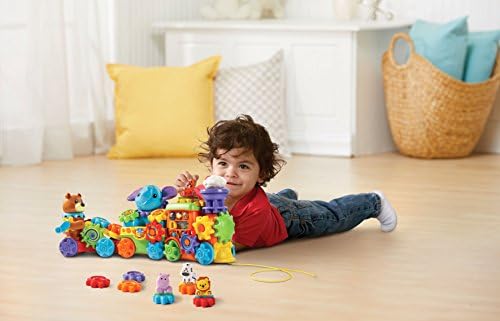VTech GearZooz Roll and Roar Animal Train Frustration Free Packaging