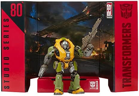 Transformers Studio Series 80 Deluxe Class Bumblebee Brawn Action Figure - Ages 8 and Up