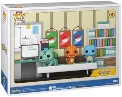 Funko Pop Moments Deluxe Pokemon - Starters - Bulbasaur Charmander Squirtle - Collectable Vinyl Figure