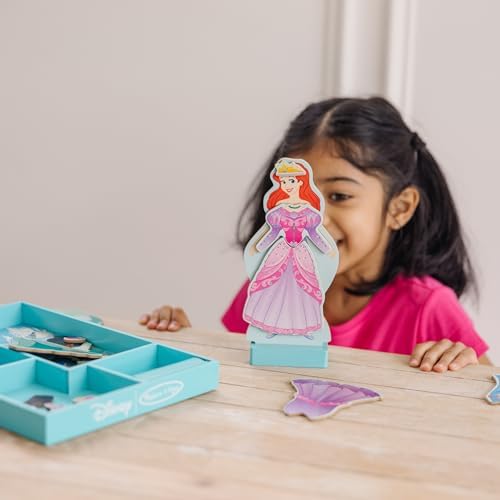 Melissa & Doug Melissa Doug Disney Cinderella Magnetic Dress-Up Wooden 30 pcs - Princess Doll