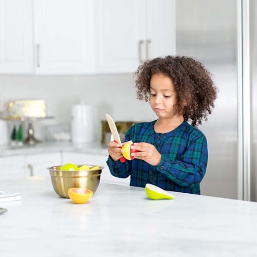 Melissa & Doug Melissa Doug Cutting Fruit Set - Wooden Play Food Kitchen Accessory Multi