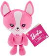 Barbie Stuffed Animal 7-inch Pink Pet Puppy Plushie with Glitter Collar