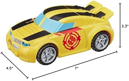 Transformers Playskool Heroes Rescue Bots Academy Bumblebee Converting Toy Robot 4.5