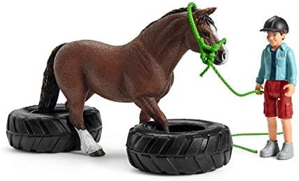 Schleich Farm World Horse for Pony Agility Race Playset