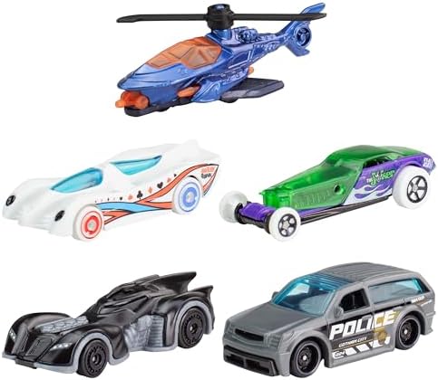 Hot Wheels 164 Scale Die-Cast Toy Cars 5-Pack Set of 5 Toy Race Cars Hot Rods Character