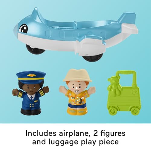 Little People Fisher-Price Little People Toddler Toy Everyday Adventures Airport Playset